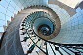 France, Finistere, Plouguernau, the Virgin Island in the archipelago of Lilia, the Virgin Island Lighthouse, the tallest lighthouse in Europe with a height of 82.5 meters