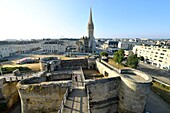 France, Calvados, Caen, the castle of William the Conqueror, Ducal Palace and Saint Pierre church