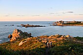 Frankreich, Finistere, Bucht von Morlaix, Plougasnou, Pointe de Diben