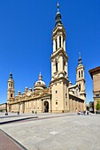 Spanien, Region Aragonien, Provinz Zaragoza, Zaragoza, Plaza del Pilar, Basilika del Pilar (Unsere Liebe Frau von Pilar)