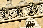France, Cote d'Or, Dijon, area listed as World Heritage by UNESCO, Notre Dame Church, gargoyles