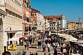 Italy, Veneto, Venice listed as World Heritage by UNESCO, quay of the grand canal