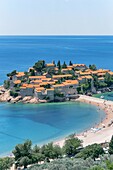Montenegro, Budva Riviera, Sveti Stefan Resort Hotel Dorf