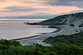 Frankreich, Haute Corse, bei Ile Rousse, Wüste Agriates, Strand Ghignu