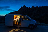 Frankreich, Corse du Sud, Quenza, Nadeln von Bavella vom Col de Bavella