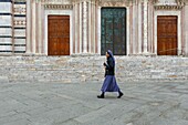 Italien, Toskana, Siena, historisches Zentrum, von der UNESCO zum Weltkulturerbe erklärt, Westfassade der Kathedrale Notre Dame de l'Assomption