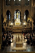 France, Paris, area listed as World Heritage by UNESCO, ile de la Cite, Notre-Dame Cathedral
