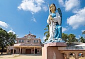 Sri Lanka, Nordprovinz, Halbinsel Jaffna, Point Pedro ist eine Stadt am nördlichsten Punkt der Insel, Kirche Saint Thomas