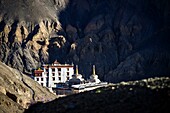 Indien, Bundesstaat Jammu und Kaschmir, Himalaya, Ladakh, Lamayuru Gompa (Kloster) (3510m) des Kagyupa-Ordens