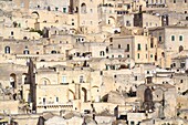 Italy, Basilicata, Matera, troglodyte old town listed as World Heritage by UNESCO, European Capital of Culture 2019, Sassi di Matera, Sasso Caveoso