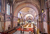 France, Lot, Quercy, Cahors, the cathedral Saint Etienne, dated 12 th. century, roman style, listed as World Heritage by UNESCO