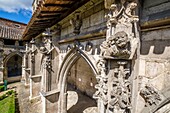 France, Lot, Quercy, Cahors, cloister of Saint Etienne Cathedral, listed as World Heritage by UNESCO, Lot valley