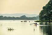 Sri Lanka, Nördliche Zentralprovinz, Polonnaruwa, Parakrama Samudra See