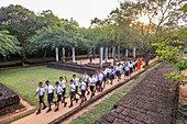 Sri Lanka, nördliche Zentralprovinz, archäologische Stätte von Polonnaruwa, UNESCO-Weltkulturerbe, Pothgul Vihara-Komplex