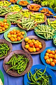 Sri Lanka, Nördliche Zentralprovinz, Polonnaruwa, Wochenmarkt für Obst und Gemüse