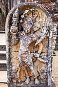 Sri Lanka, North Central Province, archeological site of Polonnaruwa, UNESCO World Heritage Site, Alahana Pirivena complex, Lankatilaka Vihara temple