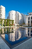 France, Rhone, Villeurbanne, architectural complex of Skyscraper built from 1927 to 1934, Lazare Goujon square