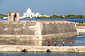 Sri Lanka, Nordprovinz, Jaffna, Jaffna Fort oder holländisches Fort, 1618 von den Portugiesen erbaut und 1658 bis Ende des 18. Jahrhunderts von den Holländern besetzt