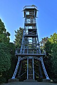 France, Haut Rhin, Mulhouse, Rebberg Hill, The Belvedere Tower is a metal tower built in 1898, about twenty meters high, located on the heights of Mulhouse