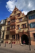 Frankreich, Haut Rhin, Colmar, Das Haus der Köpfe, Rue des Têtes in Colmar