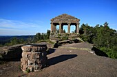 France, Bas Rhin, The temple of Donon is at 1,009 meters above sea level, It was erected at the top in 1869, It is the work of the architect Louis Michel Boltz
