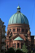 Frankreich, Bas Rhin, Straßburg, Stadtteil Neustadt aus der deutschen Zeit, von der UNESCO zum Weltkulturerbe erklärt, die katholische Kirche Saint Pierre le Jeune