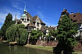 Frankreich, Bas Rhin, Straßburg, Stadtteil Neustadt aus der deutschen Zeit als UNESCO-Welterbe gelistet, die Judenbrücke