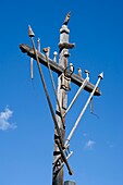 France, Hautes Alpes, Queyras massif, Saint Veran, cross of passion