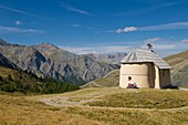 Frankreich, Hautes Alpes, Queyras-Massiv, Saint Veran, die Clausis-Kapelle