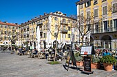 Frankreich, Alpes Maritimes, Nizza, von der UNESCO zum Weltkulturerbe erklärt, Altstadtviertel, Garibaldi-Platz