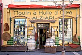 France, Alpes Maritimes, Nice, listed as World Heritage by UNESCO, Old Nice district, the moulin Alziari, olive oil shop on rue Saint François de Paule