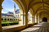 France, Maine et Loire, Fontevraud l'Abbaye, Loire Valley listed as World Heritage by UNESCO, Abbey of Fontevraud, dated 12-17 th century, Cloister Ste Mary or Great Cloister