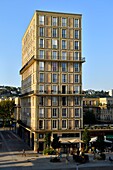 France, Seine Maritime, Le Havre, city center listed as World Heritage by UNESCO, Rue Victor Hugo, islet consisting of a Building without Individual Assignment (ISAI) designed by Auguste Perret between 1946 1950