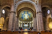 France, Paris, Montmartre, Sacre Coeur Basilica