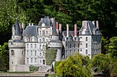 France, Indre et Loire, Loire valley listed as World Heritage by UNESCO, Amboise, Mini-Chateau Park, castle