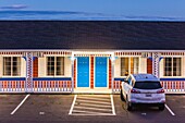 Kanada, New Brunswick, Bay of Fundy, Lower Cape, buntes Motel