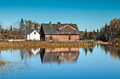 Canada, New Brunswick, Northeastern New Bruswick, Caraquet, Acadian Historic Village, village view