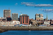 Kanada, New Brunswick, Saint John, Skyline von Saint John Harbour