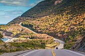 Canada, Nova Scotia, Cabot Trail, Cheticamp, Cape Breton Highlands National Park, coastal highway 6