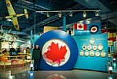Canada, Nova Scotia, Kingston, Greenwood Aviation Museum at CFB Greenwood, museum interior