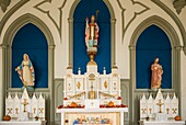 Kanada, Prince Edward Island, North Rustico, St. Augustine Catholic Church, älteste katholische Kirche der Insel, Innenansicht