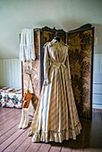 Kanada, Prince Edward Island, Orwell, antikes Kleid aus dem 19.