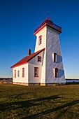 Canada, Prince Edward Island, Wood Islands, Wood Islands Lighthouse, sunset