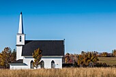 Canada, Prince Edward Island, Tyne Valley, Victoria West Presbyterian Church, autumn