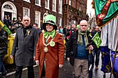 Vereinigtes Königreich, Nordirland, St. Patrick's Day, Sinn Féin Bürgermeisterin von Belfast Deirdre Hargey