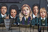 United Kingdom, Northern Ireland, Ulster, county Derry, Derry, TheDerry Girls mural