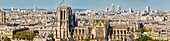 France, Paris, general view with Notre Dame de Paris