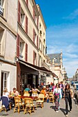 Frankreich, Seine et Marne, Fontainebleau, das Stadtzentrum