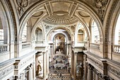 Frankreich, Paris, Quartier Latin, Pantheon (1790), neoklassizistisches Gebäude in Form eines griechischen Kreuzes, erbaut von Jacques Germain Soufflot und Jean Baptiste Rondelet