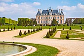 France, Hauts de Seine, the park of Sceaux, the castle